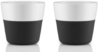 Eva Trio Lungo-Becher 2 Stück 230 ml Carbon Black 