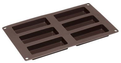 Lurch Flexiform Müsliriegel 30x17,5 cm 6-Fach Braun 