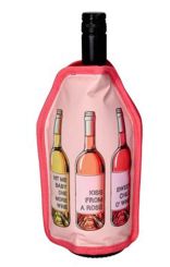 Gift Company Froid Kühlmanschette Motiv: Weinflaschen rosa 