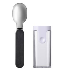 Mepal Faltbarer Löffel Ellipse Nordic Black 