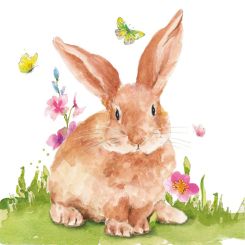 Paperproducts Design Servietten 33x33 cm Mr. Rabbit 