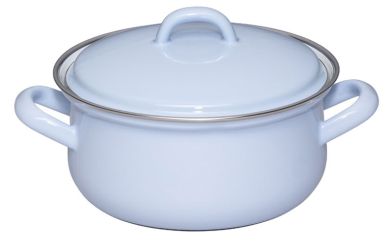 Riess Kasserolle mit Deckel 16cm,1L Nature Blue Light 