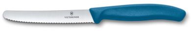 Victorinox Swiss Swiss Classic, Tomaten & Tafelmesser, 11cm, Wellen, Blau 