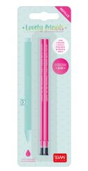 Legami 2 Ersatzminen für Lovely Friends Neon Pink 