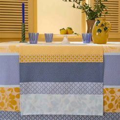 Garnier-Thiebaut Tischläufer Mille Citrons Provence 55x180 Cm 100% Gekämmte 