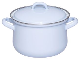 Riess Fleischtopf mit Deckel 16cm,1.5L Nature Blue Light 