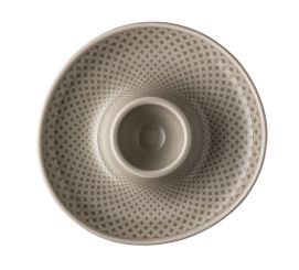 Rosenthal Junto Pearl Grey Eierbecher mit Ablage 