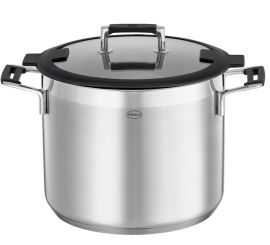 Rösle Kochtopf 24 cm Hoch Silence Pro mit Deckel Edelstahl 