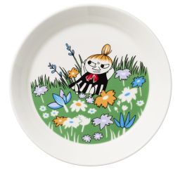 Arabia Moomin Teller 19cm Little My and meadow 