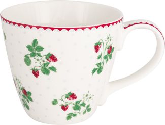 Greengate Henkelbecher Berry white 