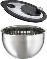 Rösle Salatschleuder mit Glasdeckel Ø 24 cm 