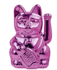 Donkey Winkekatze Mini Lucky Cat Shiny Pink 