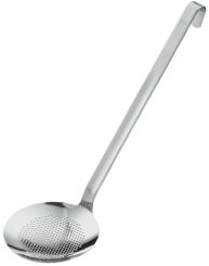 Rösle Haken Schaumlöffel flach fein gelocht 12 cm 