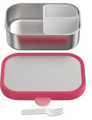 Mepal Bento Brotdose Campus Cool Pink Edelstahl 