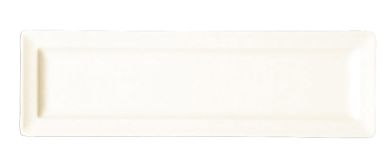 RAK Porcelain Classic Gourmet Ivoris white Teller flach rechteckig L 29.1 cm / W 12.1 cm / Ht. 1.9 cm 