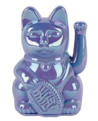 Donkey Winkekatze Mini Lucky Cat Shiny Bubble Blue 