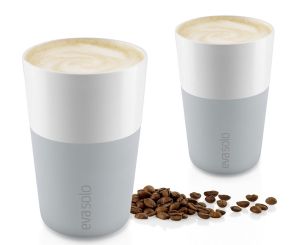 Eva Trio Cafe Latte-Becher 2 Stk. 360 ml marble grey 