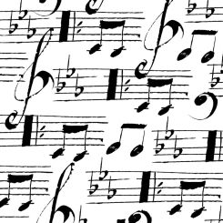Paperproducts Servietten 25x25 cm Musique 