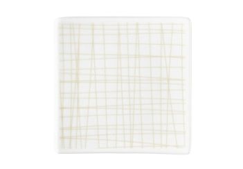 Rosenthal Mesh Line Cream Teller quadratisch 9 flach 