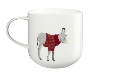 ASA Selection Henkelbecher, Donkey Xmas, L. 92mm, B. 92mm, H. 95mm 