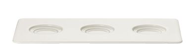 Dibbern Fine Bone China Weiss Tablett 13x26 cm Weiss 