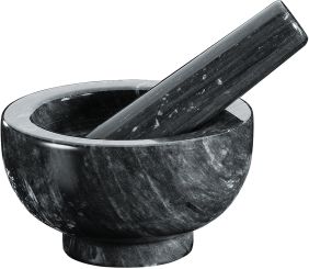 Küchenprofi Mörser Marmor schwarz 11 cm 