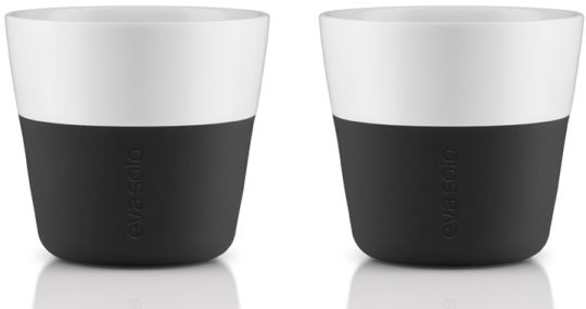 Eva Trio Lungo-Becher 2 Stück 230 ml Carbon Black 