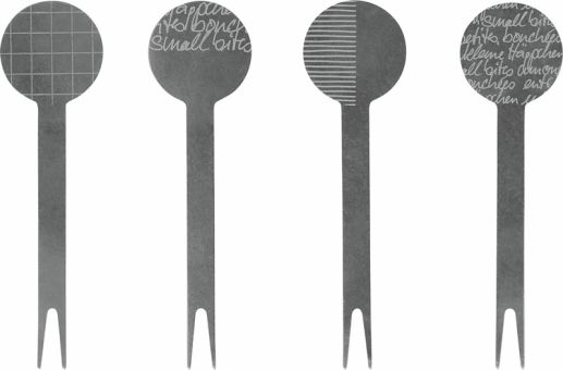 Räder Häppchenweise Snack Piekser 4er Set 10x2,8x0,1cm 