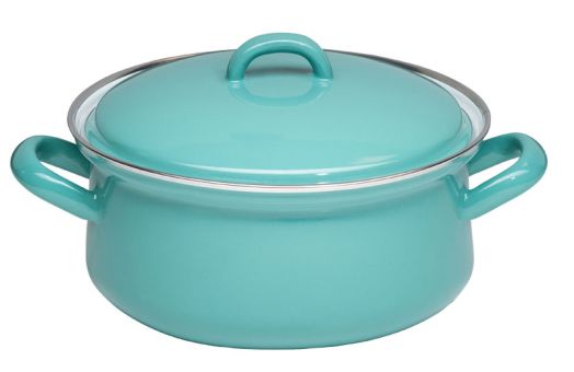 Riess Kasserolle mit Deckel 18cm,1.5L Nature Green Medium 