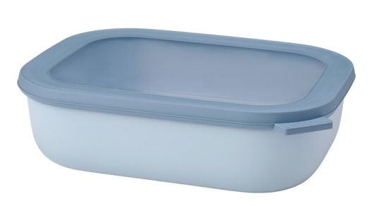 Mepal Multischüssel Cirqula Rechteckig 2000 ml Nordic Blue 