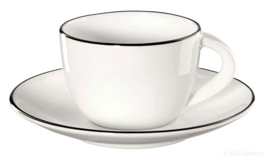 ASA Selection Ligne Noire Espressotasse mit Untere 0,07 L 