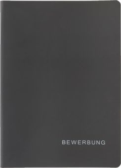 Brunnen Bewerbungsmappe schwarz Soft 3tlg. 