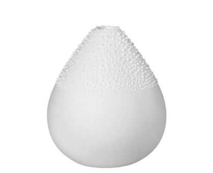 Räder Zuhause Perlenvase Design 3 weiß Ø 8 cm H 9 cm 