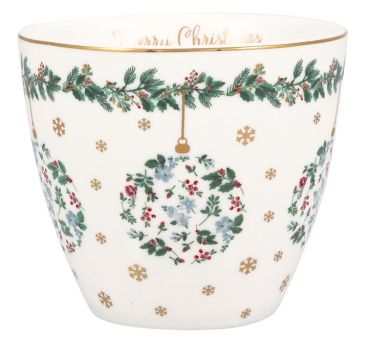 Greengate Latte Becher Joelle white 