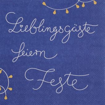 Räder Servietten 33x33cm Lieblingsgäste feiern Feste (20 St.) 