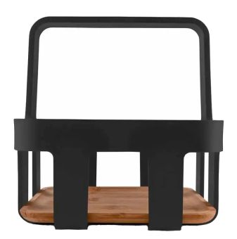 Eva Trio Table Caddy Nordic kitchen black 