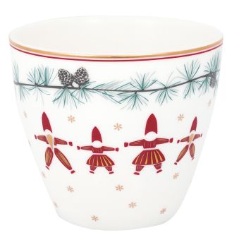 Greengate Latte Becher Juana white 