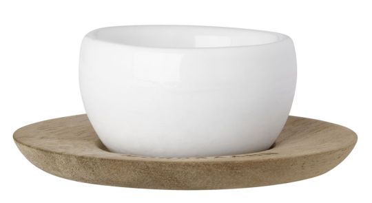 Räder P.e.t. Eierbecher mit Unterteller MORGÄÄHN 7x7x3 cm 