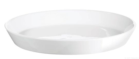 ASA Selection 250°C plus Poletto Servier Teller/ top rund Ø 20 cm weiss glänzend 