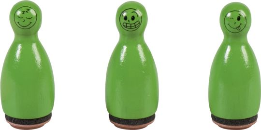 Brunnen Mini Smiley-Stempel grün 