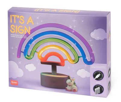 Legami LED-Lampe It's a sign Rainbow Neon effect 