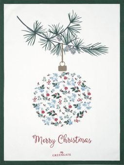 Greengate Geschirrtuch 50x70 cm Joelle white bedruckt 100% Baumwolle 