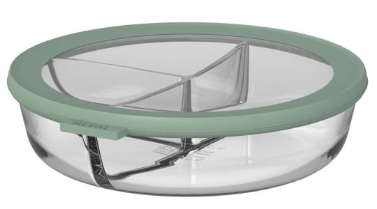 Mepal Glas Bento Bowl Cirqula Rund Nordic Sage 