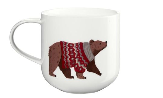 ASA Selection Henkelbecher, Brown Bear Xmas, L. 92mm, B. 92mm, H. 95mm 