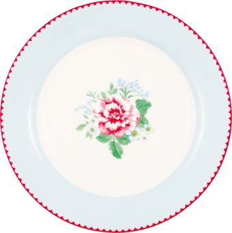 Greengate Teller 20,2 cm Alivia pale blue 