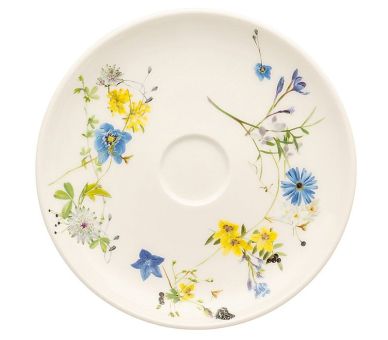 Rosenthal Brillance Fleurs des Alpes Kombi-Untertasse Coup 