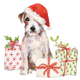 Paperproducts Servietten 25x25 cm Christmas Pup 