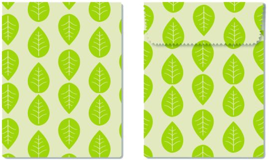 Beeswax Wraps Sandwich & Snack Bag 2tlg. Kids 