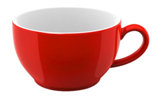 Dibbern Solid Color Rot Kaffee Obertasse 0,25 L 