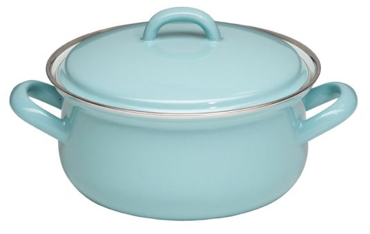 Riess Kasserolle mit Deckel 16cm,1L Nature Green Light 